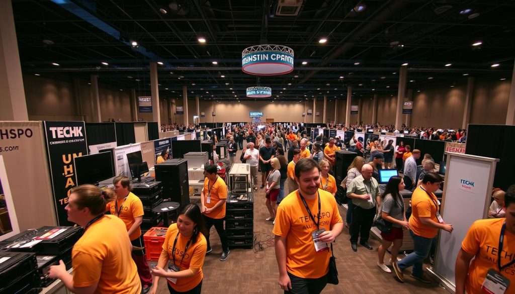 behind the scenes techspo event